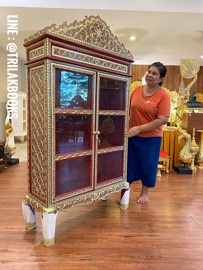 ตู้พระไตรปิฎกสีแดงประดับจั่วด้านบน สำหรับใส่หนังสือพระไตรปิฎก 45 เล่มภาษาไทย
ราคาตู้พระไตรปิฎก 9,500.- ตู้พระไตรปิฎกสีแดงประดับจั่วด้านบน สำหรับใส่หนังสือพระไตรปิฎก 45 เล่มภาษาไทย
ราคาตู้พระไตรปิฎก 9,500.-