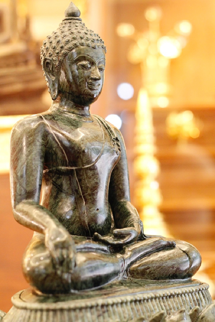 พระพุทธรูปแกะสลัก ปางมารวิชัย (ปางชนะมาร) 
ขนาด หน้าตัก 9 นิ้ว แกะสลักจากหินอ่อนเขียวประเทศอินเดีย พระพุทธรูปแกะสลัก ปางมารวิชัย (ปางชนะมาร) 
ขนาด หน้าตัก 9 นิ้ว แกะสลักจากหินอ่อนเขียวประเทศอินเดีย