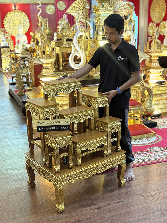 ระยะเวลาในการจัดส่งโต๊ะหมู่บูชาพระไม้สัก 1-2 วันถึงที่หมายทั่วประเทศ